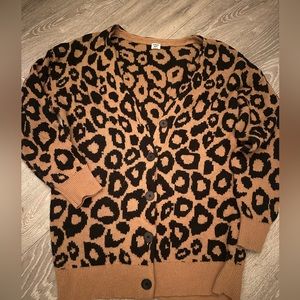 Sunday best leopard cardigan